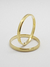 Aliança Nobreza 01 - Banho Ouro 18k - comprar online