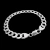 Imagem do Pulseira Grumet Escama de Peixe 8mm - Prata 925
