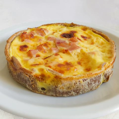 TARTA JAMÓN Y QUESO