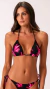TOP BIQUÍNI CORTINA | PINK LEAVES - comprar online