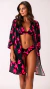 CHEMISE SANDRA | PINK LEAVES - comprar online