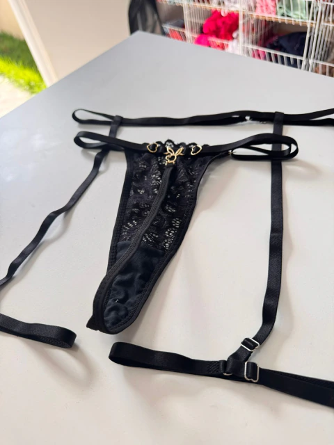 Kit Cinta Liga + Calcinha PlayBoy - comprar online