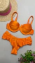 Biquíni Punta Cana | Tecido: Éden | Cor: Laranja - comprar online