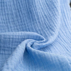 Gasa de algodón Baby Cotton celeste por metro - comprar online