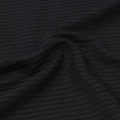 RIB CON FOIL BRILLOSO NEGRO