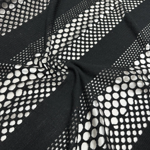 TEJIDO CROCHET NEGRO por kilo