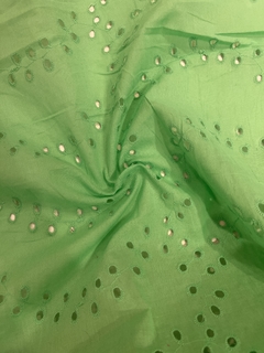 VOILE DE BRODERIE BORDADO VERDE