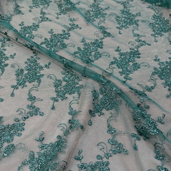TUL CON LUREX VERDE ESMERALDA