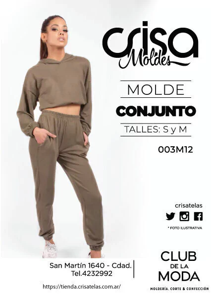 MOLDE CONJUNTO MUJER