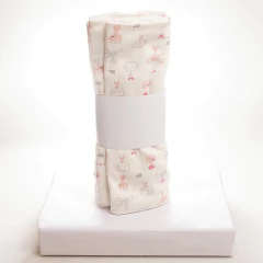 Combo interlock estampado 1.50m + molde pijama infantil - Crisa Telas