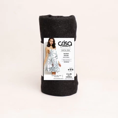 Combo tramado con foil brilloso negro 1.50 + molde vestido talle M y L - (copia) - comprar online