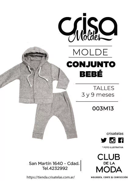 MOLDE CONJUNTO BEBÉ