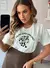Camiseta Calma com a Onça | T-shirt Tradicional de Algodão Plus size na internet