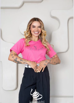 Camiseta Slim Bem me Quero | T-shirt de Algodão Menegotti Plus size - comprar online