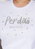 Camiseta Feminina Perdão | Plus Size Luxo na internet