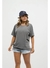 T-shirt Estonada Básica Chumbo | Plus Size