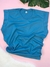 Muscle Tee Regata Feminina cor azul Celeste | T-shirt de Algodão Plus size
