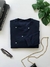 Blusa de Moletom Gola Careca Corações poá - Azul Marinho | Plus Size - comprar online