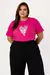 Camiseta Feminina Luxo Amor e Alma que Transborda | Plus Size