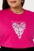 Camiseta Feminina Luxo Amor e Alma que Transborda | Plus Size - comprar online