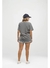 T-shirt Estonada Básica Chumbo | Plus Size - comprar online
