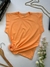 Muscle Tee Básica Tangerina | Regata de Algodão Plus size