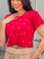 Camiseta Feminina Estrelas poá Cherry | T-shirt de Algodão Plus size - comprar online