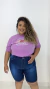 Bermuda Ciclista Jeans Feminina Plus Size - Beth Blue - loja online