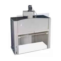 CAPELA DE EXAUSTÃO DE GASES, CAPACIDADE DE EXAUSTÃO DE 7, 10, 15 OU 25 M3/MIN., Ø SAÍDA 100 OU 200 MM, PARA MANIPULAÇÃO DE REAGENTES QUÍMICOS ORGÂNICOS/INORGÂNICOS E REAÇÕES QUE EXALAM VAPORES TÓXICOS - Biosystems Importadora Ltda