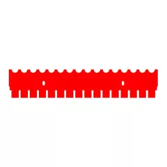 PENTE HORIZONTAL, 16 AMOSTRAS, 1,5 MM DE ESPESSURA, PARA CUBA HORIZONTAL MARCA CLEAVER SCIENTIFIC MODELOS MSMAXI10, MSMAXI15, MSMAXI20, MSMAXI25 E MSMAXIDUO – CÓDIGO MS20-16-1.5