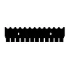 PENTE HORIZONTAL, 12 AMOSTRAS, 0,75 MM DE ESPESSURA, PARA CUBA HORIZONTAL MARCA CLEAVER SCIENTIFIC MODELOS MSCHOICE7, MSCHOICE10, MSCHOICE15, MSCHOICETRIO, MSCHOICETRIO15, MSCHOICEST20 E MSCHOICEST25 – CÓDIGO MS15-12-0.75
