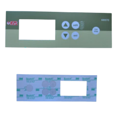 ETIQUETA AUTOADESIVA PARA O PAINEL DA FONTE DE ELETROFORESE GSR MODELO 600STD - CÓDIGO ET-600STD