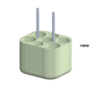 ADAPTADOR RETANGULAR PARA 5 TUBOS DE 50 ML (FALCON) COMPATÍVEL COM CAÇAPAS CAT 13.831/13.83IC E ROTOR HORIZONTAL MOD 12.870 PARA USO COM CENTRÍFUGAS MOD 380/380 R (JOGO COM 04 PEÇAS). MODELO: 14840-IC