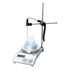 AGITADOR MAGNÉTICO DIGITAL (LCD), AQUECIMENTO 500ºC, CAPACIDADE PARA AGITAR 30 LITROS (H20), PLATAFORMA EM CERÂMICA DE VIDRO, MEDINDO 254X254MM, TIMER, VELOCIDADE REGULÁVEL 100-1500RPM, MOTOR SEM ESCOVA, SD CARD, SENSOR DE TEMPERATURA EXTERNO - MODELO MS10-H500-PRO-PK