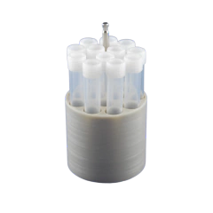 ADAPTADOR REDONDO PARA 12 TUBOS ABERTOS DE 7/5ML (Ø 13x100mm) PARA CAÇAPA 13174,13178C E ROTOR 12177,12786