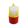 ADAPTADOR REDONDO PARA 12 TUBOS CURTOS DE 5ML (Ø 12x75mm) PARA CAÇAPAS 13045,13437,13438C E ROTOR 12436