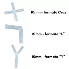 KIT 9 CONECTORES 10MM P/ TUBOS EM POLIPROPILENO AUTOCLAVÁVEL - comprar online