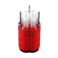 ADAPTADOR REDONDO PARA 7 TUBOS DE 7ML (Ø 13,5x100mm) PARA CAÇAPAS 13045,13437,13438C E ROTOR 12436