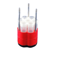 ADAPTADOR REDONDO PARA 7 TUBOS CURTOS DE 10 ML (Ø 17x75mm) PARA CAÇAPAS 13045,13437,13438C E ROTOR 12436