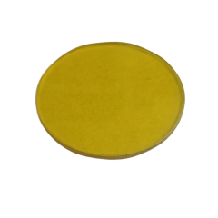 FILTRO ÓTICO AMARELO COM 32 MM DE DIÂMETRO PARA MICROSCÓPIOS BIOLÓGICOS - CÓDIGO B-FA32