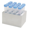 BLOCO DE AQUECIMENTO COM CAPACIDADE PARA 16 MACROTUBOS DE 15ML FUNDO CÔNICO (TIPO FALCON) PARA USO COM OS BANHOS SECOS MODELOS ALB-H4/ALB-H2/ALB-H1/ALB-C1 DA MARCA "FINEPCR" - CÓDIGO: AB100-1516