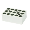 BLOCO PARA 15 TUBOS DE 10 MM PARA USO COM O INCUBADOR DE INDICADORES BIOLÓGICOS MODELO MINIB-100P-IC - CÓDIGO MINIP-A