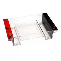 TANQUE 15X15CM COM ELETRODOS, PARA CUBA HORIZONTAL MARCA CLEAVER SCIENTIFIC MODELOS MSCHOICE7, MSCHOICE10, MSCHOICE15, MSCHOICETRIO E MSCHOICETRIO15 – CÓDIGO MS15TANK