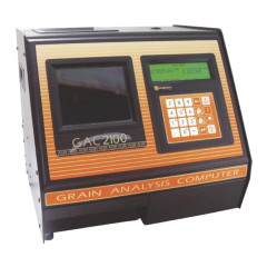 DETERMINADOR AUTOMÁTICO COMPUTADORIZADO DIGITAL DE PESO/ UMIDADE/ TEMPERATURA, EM GRÃOS E SEMENTES / FAIXAS DE UMIDADE 5%-45%/ TEMPERATURA 0-50ºC/ LEITURA 32 SEGUNDOS/ DE BANCADA/ SAÍDA RS232 MODELO GAC 2100-AGRI