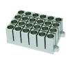 BLOCO 24 TUBOS DE 5 ML (13,5 MM DIÂMETRO) PARA USO COM OS BANHOS SECOS MODELOS BIODTC-100-IC, BIODTH-100-IC, BIOMTC-100-IC, BIOMTH-100-IC - CÓDIGO: BLOCK-K