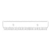 PENTE HORIZONTAL, 30 AMOSTRAS, 1,0 MM DE ESPESSURA, PARA CUBA HORIZONTAL MARCA CLEAVER SCIENTIFIC MODELOS MSMAXI10, MSMAXI15, MSMAXI20, MSMAXI25 E MSMAXIDUO – CÓDIGO MS20-30-1