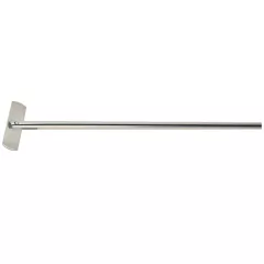 HÉLICE COM HASTE TIPO "RETA" 40CM, DIÂM 6CM(AGT) E 8MM(HASTE), AÇO INOXIDÁVEL 316L PARA AGITADOR MECÂNICO DLAB