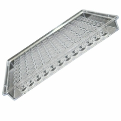 PLACA DE MICROTITULACAO COM 96 POCOS, FUNDO CHATO, 300µL - Biosystems Importadora Ltda