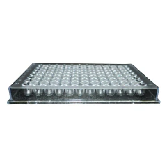 PLACA DE MICROTITULAÇÃO, DESCARTÁVEL, 96 POÇOS, FUNDO U, TRANSPARENTE - tienda online