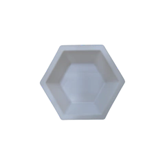 BARQUINHA DE PESAGEM MOLDADA EM PLÁSTICO HEXAGONAL, USO GERAL, 64x51x19 MM, PACOTE COM 100 PEÇAS – CÓDIGO HS-14251B